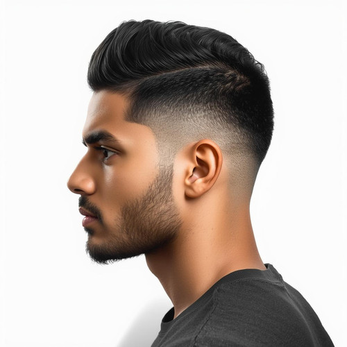 Hyperrealistic portrait of a North Indian male with a Mid Fade haircut, balanced fade mid sides, whi.jpg