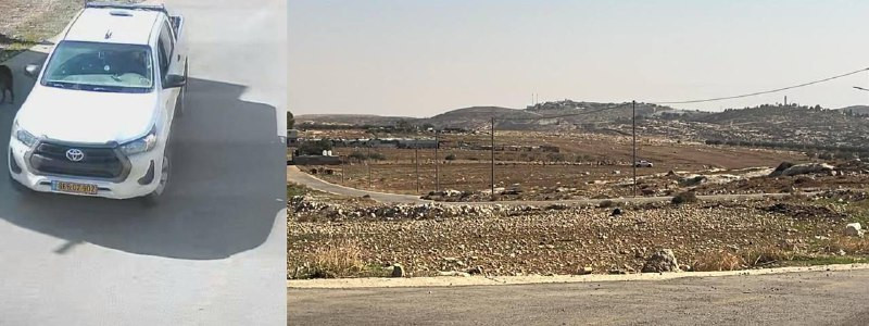 مستوطنون يقتحمون سياج أرض لأحد المواطنين في منطقة الشيخ عمار في قرية دير دبوان شرق رام الله...