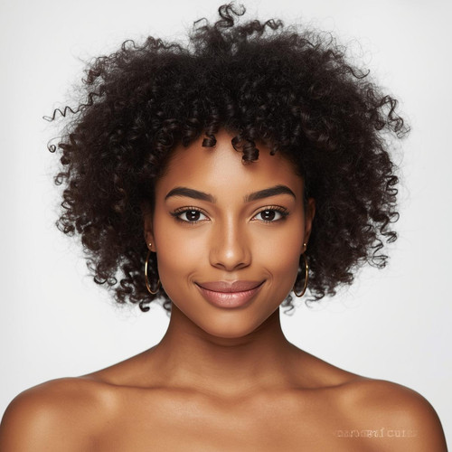Front facing portrait of a beautiful 24 year old Indian fair skinned woman with Natural Curls — auth.jpg