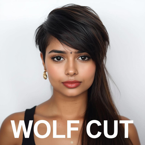 Front facing portrait of a beautiful 24 year old Indian fair skinned woman with a Wolf Cut — edgy sh.jpg
