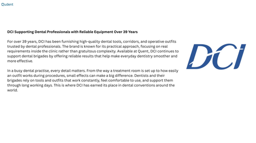 DCI Supporting Dental Professionals with Reliable Equipment Over 39 Years.png