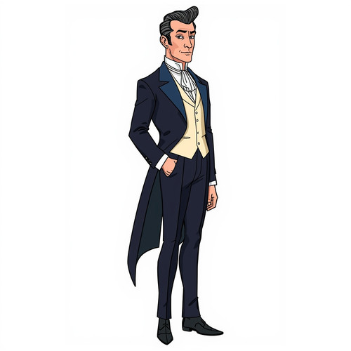 lucid origin Character card realistic with adult proportions on white background in bright vi 0.jpg