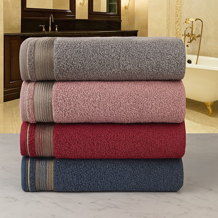 Kit Com 4 Toalhas Banhão Gigante Alta Absorção Sublime 70x150cm – KIT 3