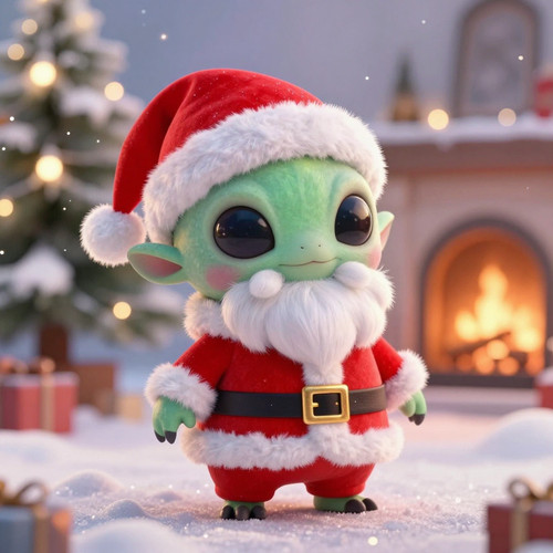 Awesome Assassin Alien a cute and absurdly adorable alien with a small round head big expressive eye.jpg