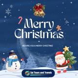 Warm Christmas wishes from Sai Tours and Travels