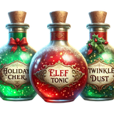 MrsChristmas bottles2