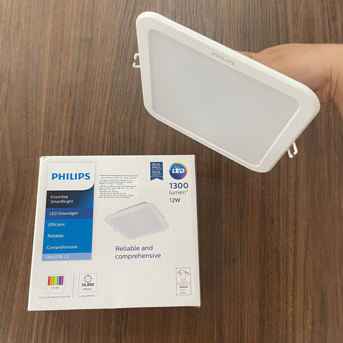 den downlight am tran vuong led philips dn027b led smartbright g3 led12 nw 12w l150 sq 4000k 1300lm .jpg