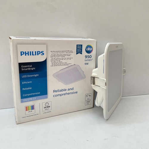 den downlight am tran vuong led philips dn027b led smartbright g3 led9 nw 9w l125 sq 4000k 950lm (3)