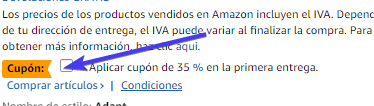 cupón amazon