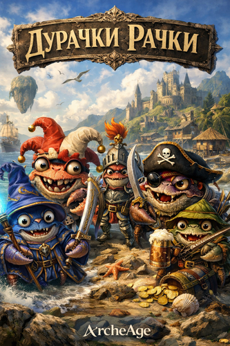 Дурачки Рачки на побережье.png