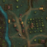 Village By Swamp[60x45] (DnDavid)