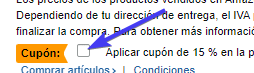 cupón amazon