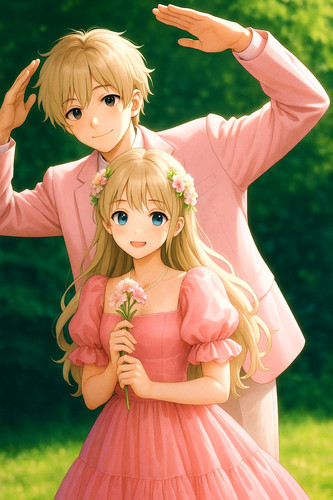 20251108 1928 Anime Couple Garden Pose remix 01k9hw12qpf8yrrk3bp6awj9w0(1).jpg