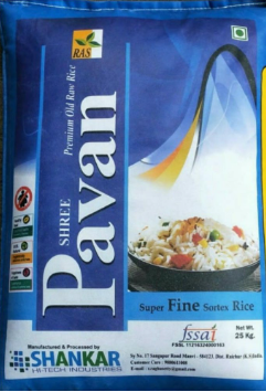 Shree Pavan Sona Masuri Rice,26kgBag