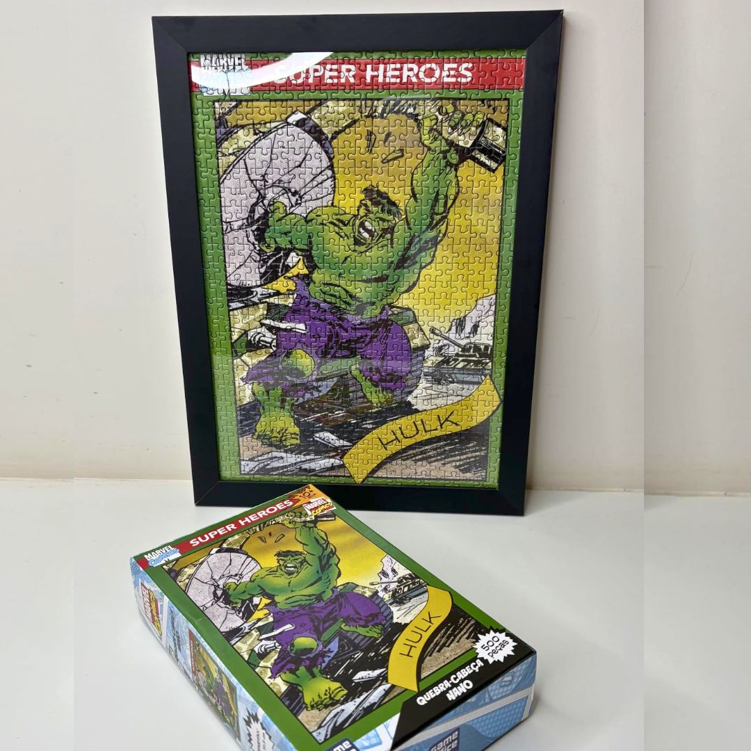 Toyster – Quebra-cabeça: Marvel Comics – Hulk – 500 peças nano – Game Office