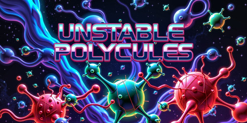 A bold and mysterious album cover for the band Unstable Polycules The image features an abstract sur.jpg