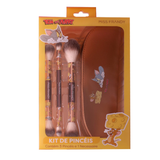 WT PM25 0138 KIT COM 3 PINCEL 2 EM 1E UM ESTOJO PARA PINCEL LINHA TOM &amp;JERRY PT (6 PECAS) foto 3