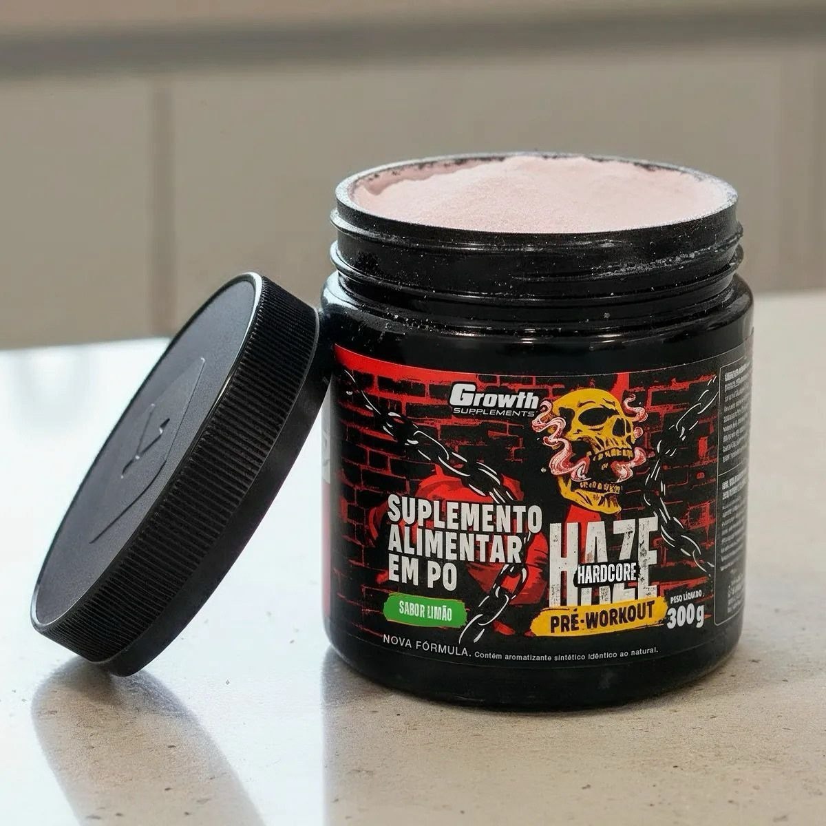 Pré-treino Haze Hardcore 300g Growth Supplements – Laranja