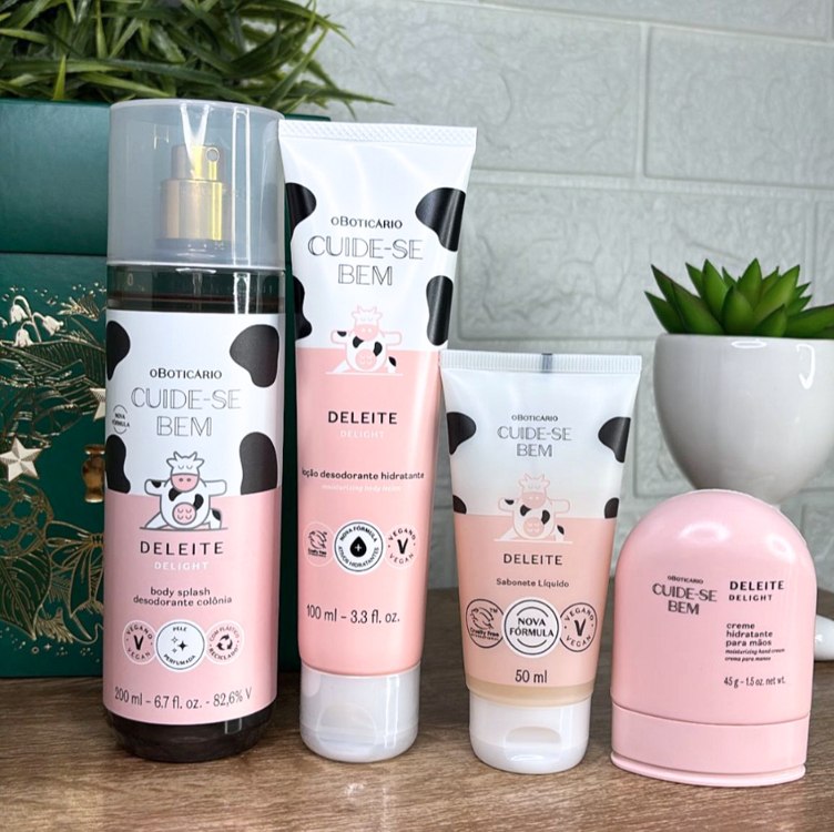 O Boticário Cuide-se Bem Deleite Kit Presente (4 Itens)