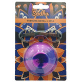 Kit Sadhu Tesoura Dobrável De Metal Metélica e Cuia De Silicone Mix De Cores 5729 (15) (1)