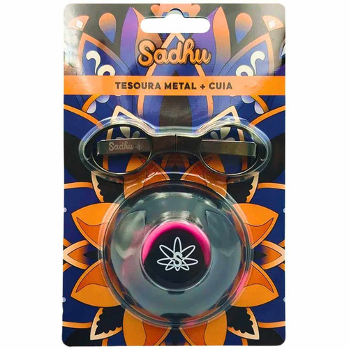 Kit Sadhu Tesoura Dobrável De Metal Metélica e Cuia De Silicone Mix De Cores 5729 (10) (1).jpg