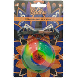 Kit Sadhu Tesoura Dobrável De Metal Metélica e Cuia De Silicone Mix De Cores 5729 (16) (1)