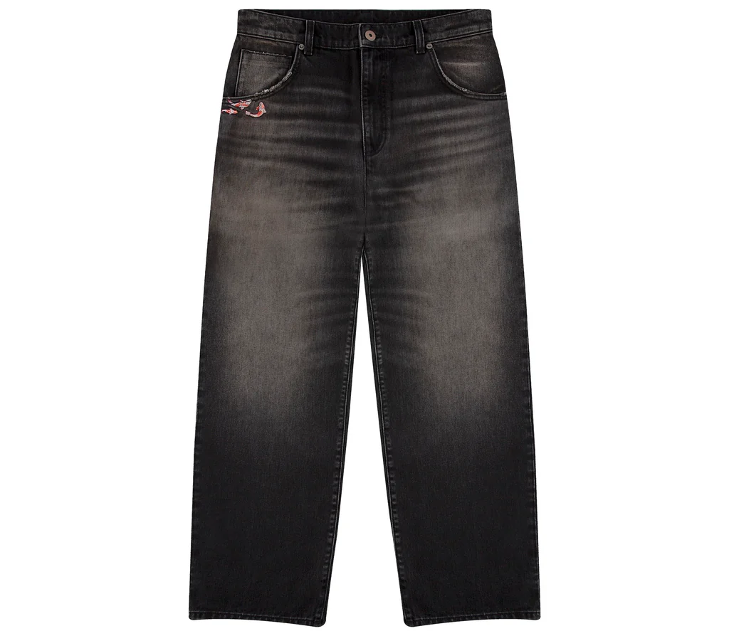 Derschutze "koi fish" denim black