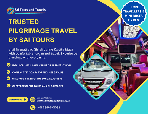 Sai Tours invites devotees for a sacred Kartika Masa trip to Srisailam and Kanipakam..png