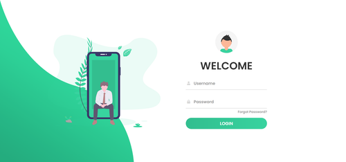 responsiv login form