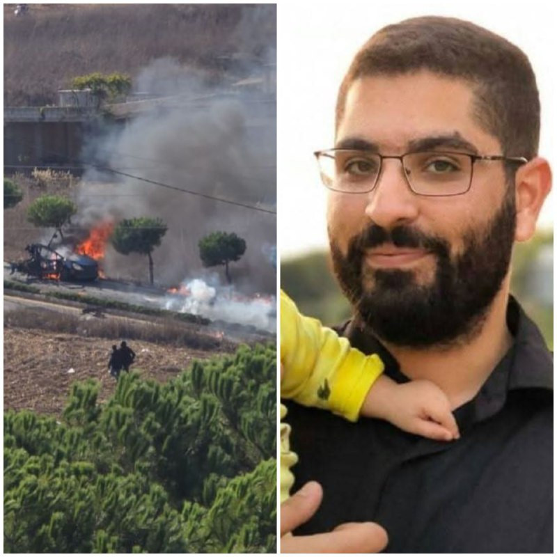  متابعة | مصادر لبنانية: استشهاد الشاب علي شعيتو جراء قصف طيران الاحتلال المسير لمركبته في بنت جبيل جنوب لبنان....