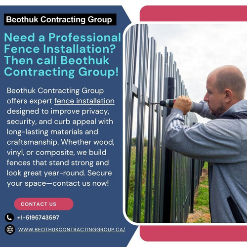 Need a Professional Fence Installation Then call Beothuk Contracting Group!.jpg