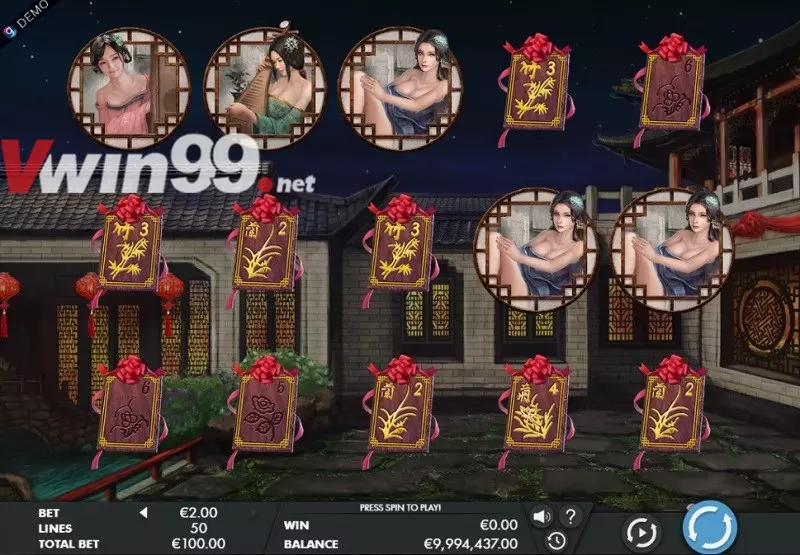 Vwin99 giới thiệu các Slot Games Vwin với chủ đề Mỹ nữ : Lust and Fortune - Trò chơi GN