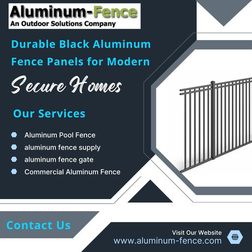 Durable Black Aluminum Fence Panels for Modern Secure Homes.jpg