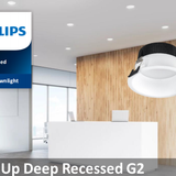 den led downlight am tran choa sau philips greenup deep dn035b d75 led6 g2 5.5w 600lm 6500k