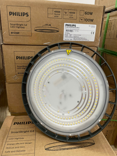 den led highbay chieu sang nha xuong philips highbay by239p 100w led130 cw psu gm g2 6500k 13000lm (