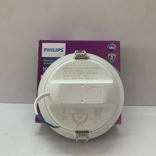 den downlight am tran doi mau led philips meson ssw 13w cct cw nw ww d125 1030lm 6500k 4500k 3000k 3