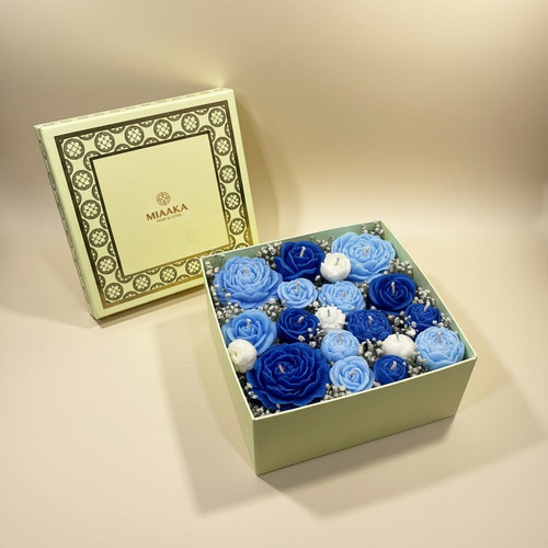 Lavender Assorted Flower Bouquet Candle | MIAAKA.jpg