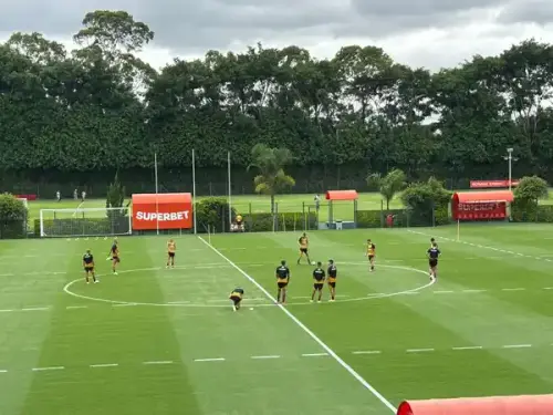São Paulo: Alisson retorna aos treinos, enquanto Calleri e Danielzinho aprimoram condicionamento interno