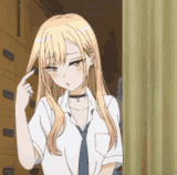 marin kitagawa anime shy.gif