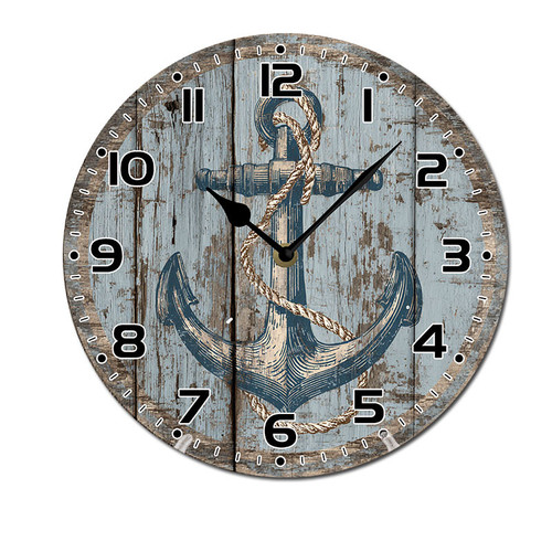 Vintage Anchor Nautical Shell Coral Retro Board 003 01.jpg