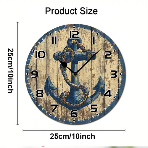 Vintage Anchor Nautical Shell Coral Retro Board 005 02.jpg