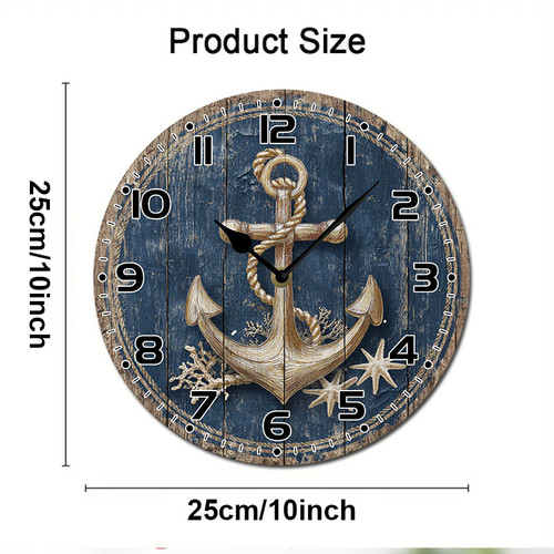 Vintage Anchor Nautical Shell Coral Retro Board 006 02.jpg