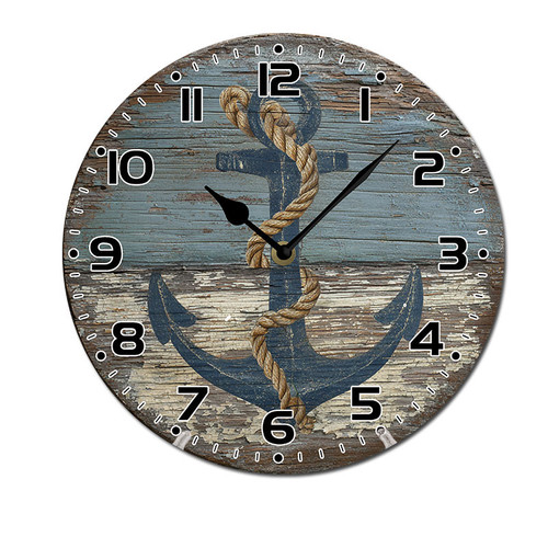 Vintage Anchor Nautical Shell Coral Retro Board 001 01.jpg