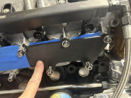 Inlet cover print plate plaxced
