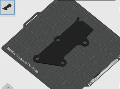 Inlet cover print plate