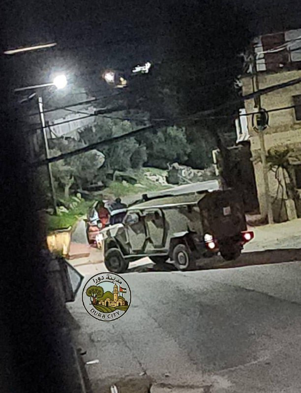 مصادر محلية: قوات الاحتلال تقتحم منطقة امريش وعبدة بمدينة دورا جنوب الخليل جنوب الضفة الغربية وتقوم بمصادرة مركبات خلال الاقتحام....