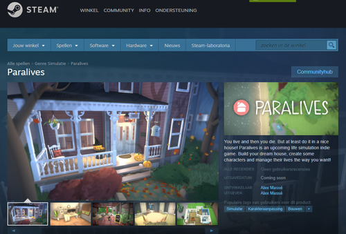 Aankodiging Steam 30 10 2019