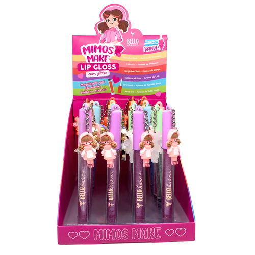DISPLAY LIP GLOSS BONECA MIMOS MAKE BELLO CHARME C24UN foto 1.png