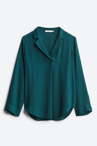 LUSH Cindee Collared Blouse (Teal Green).jpg