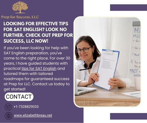 Looking for Effective Tips for SAT English Look no further. Check Out Prep for Success, LLC now!.1